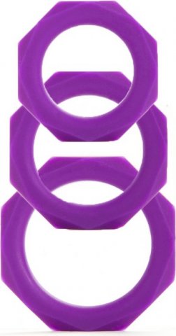    Octagon Rings 3 sizes  (.),    Octagon Rings 3 sizes  (.)