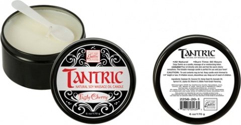   tantric soy candle - tasty cherry bxse,  2,   tantric soy candle - tasty cherry bxse