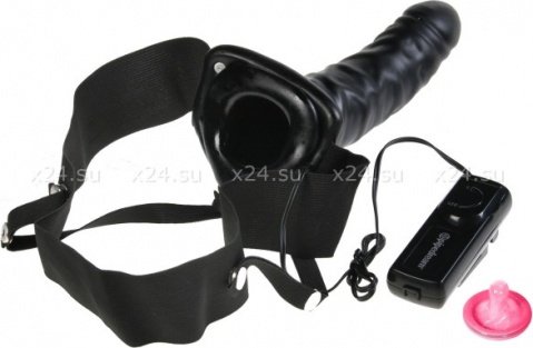    8 Vibrating Hollow Strap-On 20 ,  2,    8 Vibrating Hollow Strap-On 20 