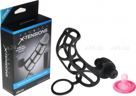  Fantasy X-tensions Deluxe Silicone Power Cage ,  Fantasy X-tensions Deluxe Silicone Power Cage 