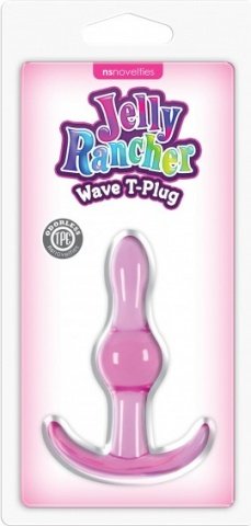   Jelly Rancher T-Plug - Wave - Pink  ,  2,   Jelly Rancher T-Plug - Wave - Pink  