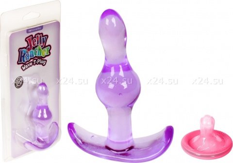  Jelly Rancher T-Plug - Wave - Purple  ,  2,   Jelly Rancher T-Plug - Wave - Purple  