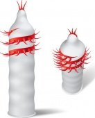 Luxe 1 презервативы чертов хвост - секс-шоп магазин Мир Оргазма