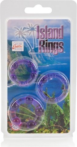   3-   Island Rings - Pink,  3,   3-   Island Rings - Pink
