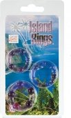   3-   Island Rings - Pink -    