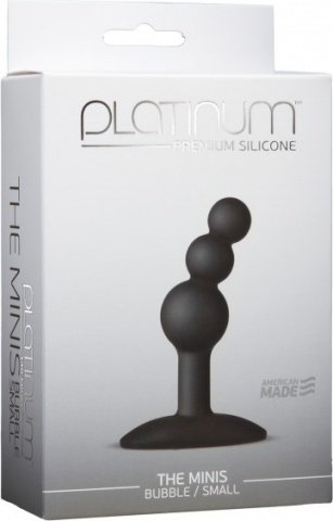   Platinum Premium Silicone - The Minis Bubble Small - Black S ,  4,   Platinum Premium Silicone - The Minis Bubble Small - Black S 