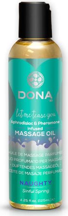   dona scented massage oil naughty aroma: sinful spring,  2,   dona scented massage oil naughty aroma: sinful spring