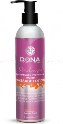     dona massage lotion sassy aroma: tropical tease,     dona massage lotion sassy aroma: tropical tease