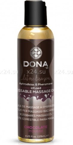    dona kissable massage oil chocolate mousse,    dona kissable massage oil chocolate mousse