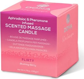   Dona Scented Massage Candle Flirty Aroma Blushing Berry,  2,   Dona Scented Massage Candle Flirty Aroma Blushing Berry