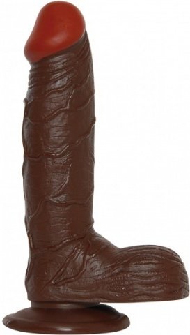  realistic dildo real rapture brown 7.5 t4l 2 21 ,  realistic dildo real rapture brown 7.5 t4l 2 21 