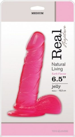  jelly dildo real rapture pink 6,5 t4l 19 ,  3,  jelly dildo real rapture pink 6,5 t4l 19 
