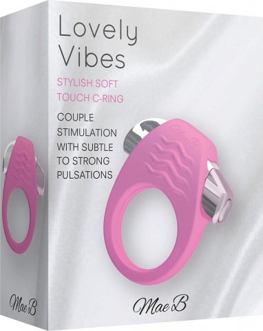     stylish soft touch c-ring pink,  3,     stylish soft touch c-ring pink