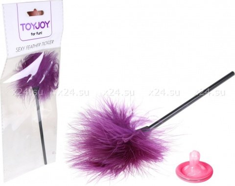    sexy feather tickler purple,    sexy feather tickler purple