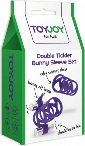  double tickler sleeve set purple,  2,  double tickler sleeve set purple