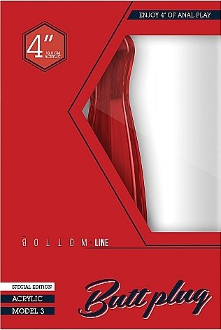   Bottom Line 4 Model 3 Acrylic Red SH-BTM009ACR,  2,   Bottom Line 4 Model 3 Acrylic Red SH-BTM009ACR