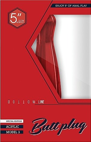   Bottom Line 5 Model 3 Acrylic Red SH-BTM010ACR,  2,   Bottom Line 5 Model 3 Acrylic Red SH-BTM010ACR