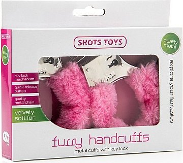  Furry Handcuffs Pink SH-SHT255PNK 28 ,  2,  Furry Handcuffs Pink SH-SHT255PNK 28 