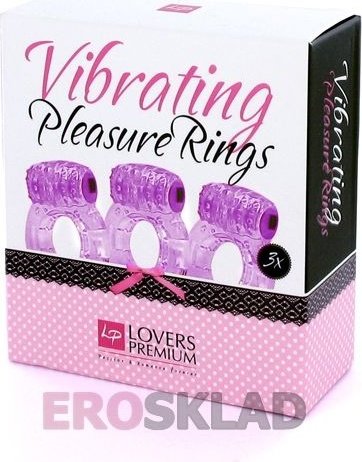  - Pleasure Rings Purple (3 pcs),  3,  - Pleasure Rings Purple (3 pcs)