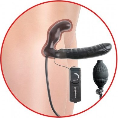        Inflatable Vibrating Strapless Strap-On 16 ,        Inflatable Vibrating Strapless Strap-On 16 