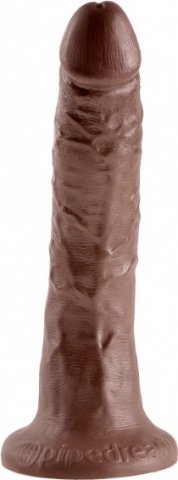 Cock 7 inch brown, Cock 7 inch brown