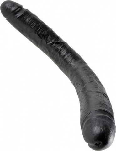 Cock 16 inch thick double black, Cock 16 inch thick double black