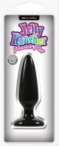    Jelly Rancher Pleasure Plug - Small - Black,  2,    Jelly Rancher Pleasure Plug - Small - Black