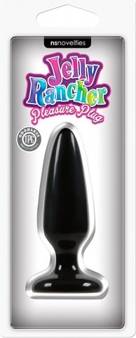    Jelly Rancher Pleasure Plug - Small - Black,  3,    Jelly Rancher Pleasure Plug - Small - Black