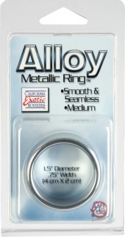 Alloy metallic ring - medium,  4, Alloy metallic ring - medium