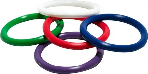 Triton rainbow rubber pleasu-rings, Triton rainbow rubber pleasu-rings