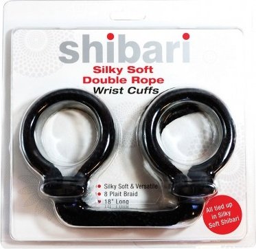 Silky soft double rope wrist cuffs, Silky soft double rope wrist cuffs