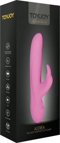 Astrea rabbit vibrator pink,  2, Astrea rabbit vibrator pink