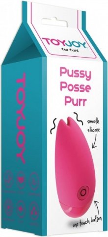 Pussy posse purr stimulator pink,  2, Pussy posse purr stimulator pink