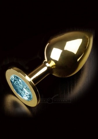 Jewellery large gold water blue, Jewellery large gold water blue