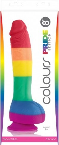 Colours - Pride Edition - 8 Dildo - Rainbow   ,  2, Colours - Pride Edition - 8 Dildo - Rainbow   