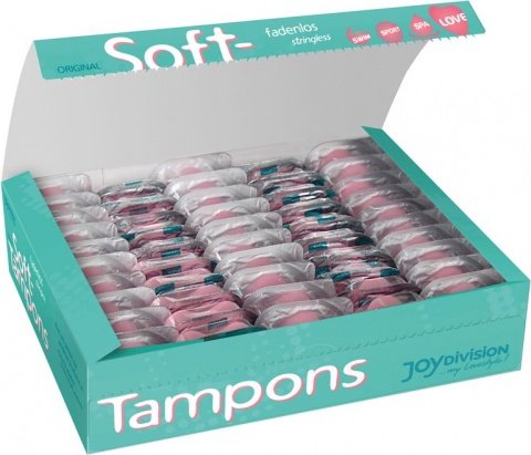 Soft tampons mini 50 pcs, Soft tampons mini 50 pcs
