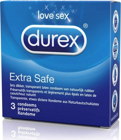 Durex extra safe 6 x 3 pcs, Durex extra safe 6 x 3 pcs