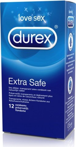 Durex extra safe 6 x 12 pcs, Durex extra safe 6 x 12 pcs