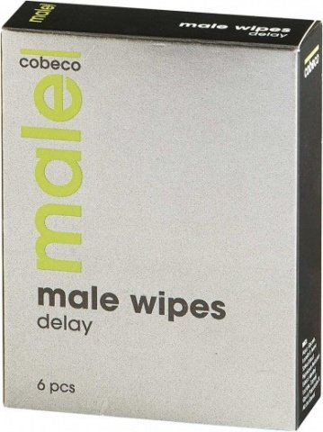 Male wipes delay 6 x, Male wipes delay 6 x