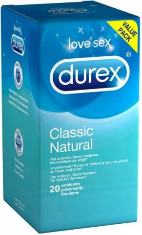 Durex classic natural 3 x 24 pcs, Durex classic natural 3 x 24 pcs