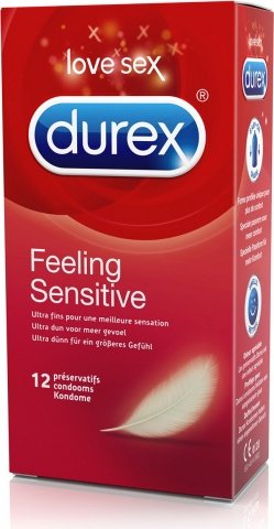 Durex feeling sensitive 6 x 12 pcs, Durex feeling sensitive 6 x 12 pcs