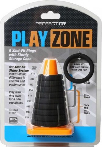 Play zone kit 9 xact rings w cone,  2, Play zone kit 9 xact rings w cone