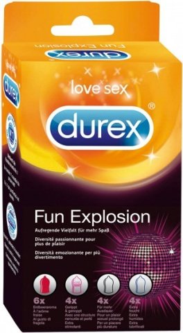 Durex fun explosion 6 x 18pk, Durex fun explosion 6 x 18pk