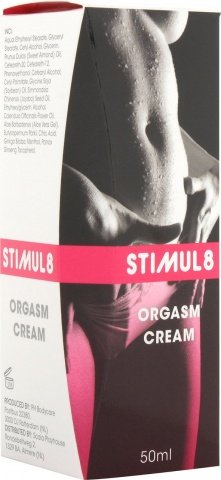 Stimul8 orgasm cream, Stimul8 orgasm cream