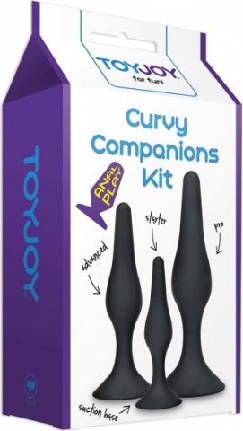 Curvy companions kit 3 pcs black,  2, Curvy companions kit 3 pcs black
