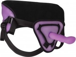  deluxe silicone strap on 8 inch purple ouch! sh-ou210pur,  deluxe silicone strap on 8 inch purple ouch! sh-ou210pur
