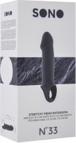 Stretchy Penis Extension Grey No. 33 SH-SON033GRY,  2,  Stretchy Penis Extension Grey No. 33 SH-SON033GRY