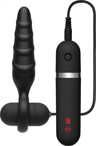 Butt plug vibrating 4 inch black, Butt plug vibrating 4 inch black
