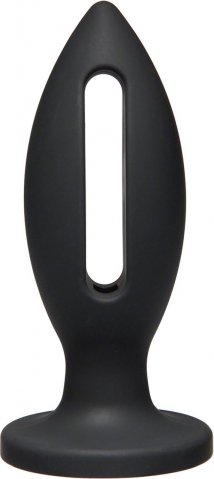 Kink - Wet Works - Lube Luge - Premium Silicone Plug 5 - Black  , Kink - Wet Works - Lube Luge - Premium Silicone Plug 5 - Black  