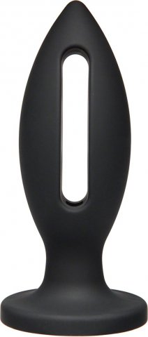 Kink - Wet Works - Lube Luge - Premium Silicone Plug 6 - Black  , Kink - Wet Works - Lube Luge - Premium Silicone Plug 6 - Black  